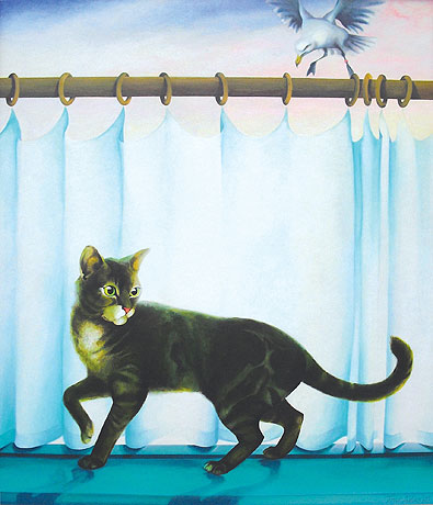 Cat and Bird Game by Trevor Aldous