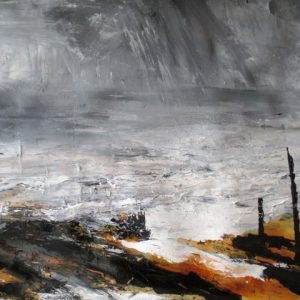 Winter Sea at Happisburgh by Martin Laurance