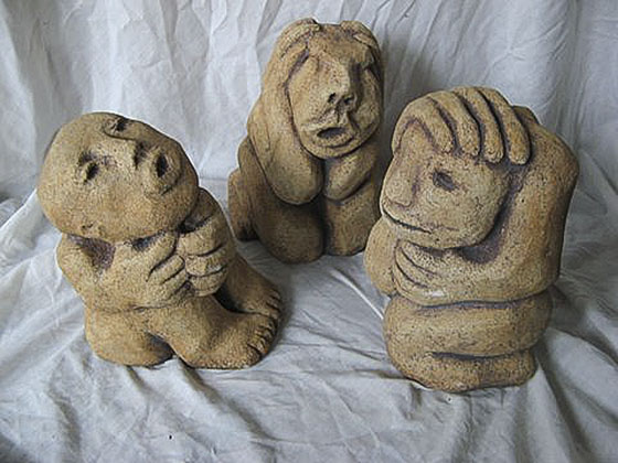 Three Figures by Juliet Wimhurst
