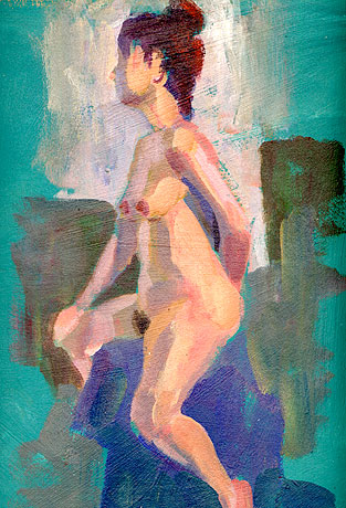 Life Painting by Leslie Burton