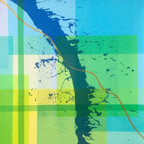 Fields of Yellow and Green II by Brigitte Hague