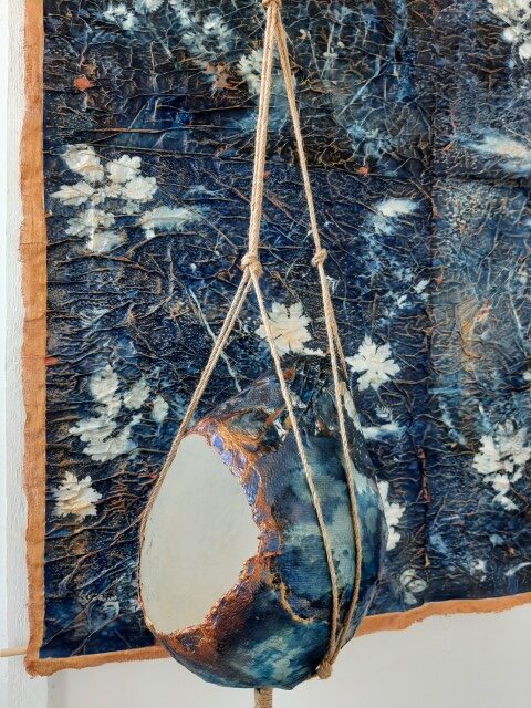 BA Degree show exhibit - detail by Natasha Day