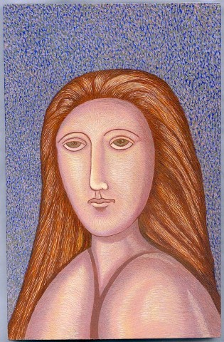 Angel Head by Christine Allman